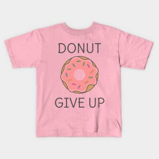 Funny Donut- pun life Kids T-Shirt